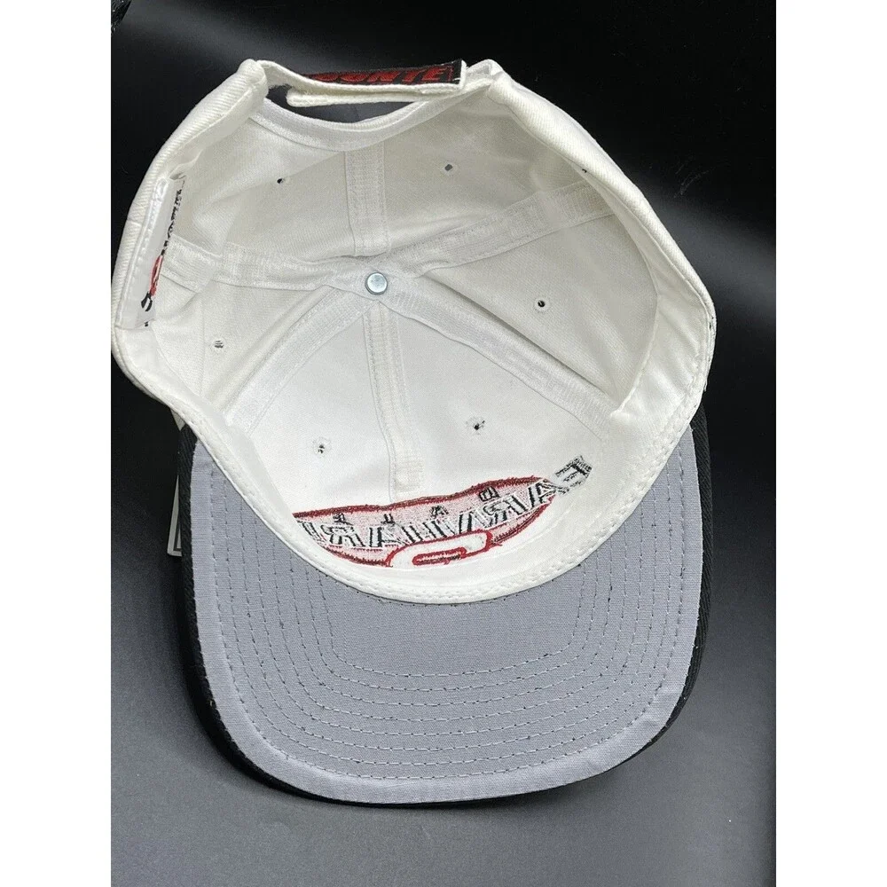 VTG 1996 Nutmeg Mills Chase Authentic Dale Earnhardt 3 NASCAR White Baseball Hat